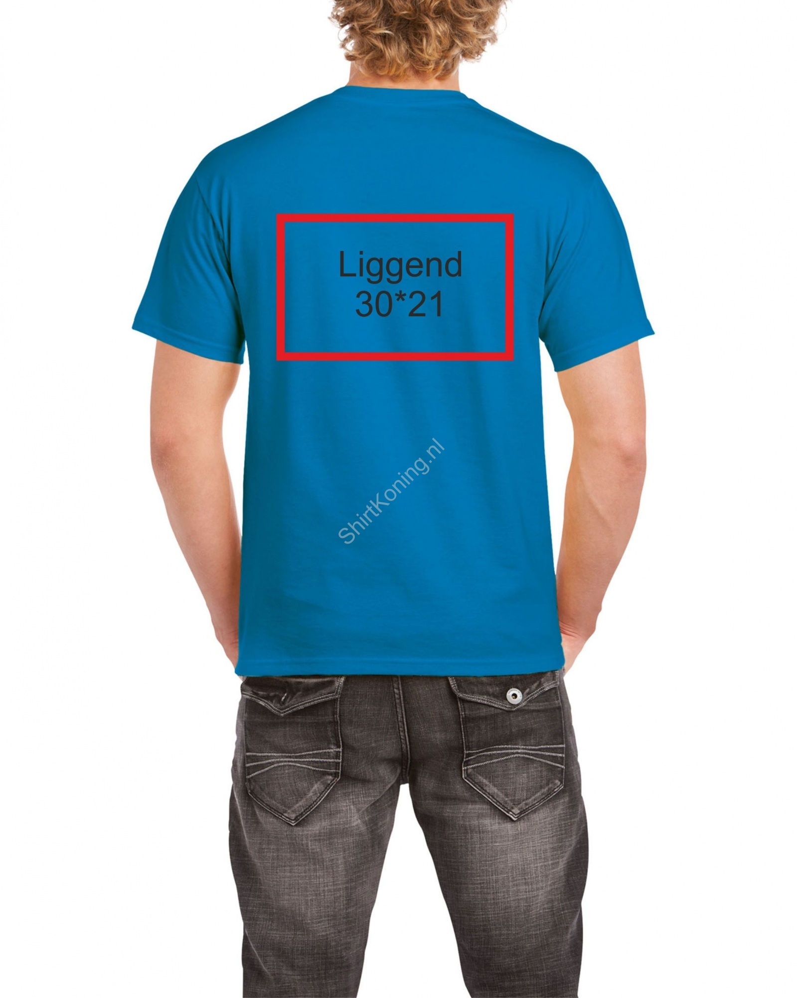 Shirt bedrukken voor top en achterkant